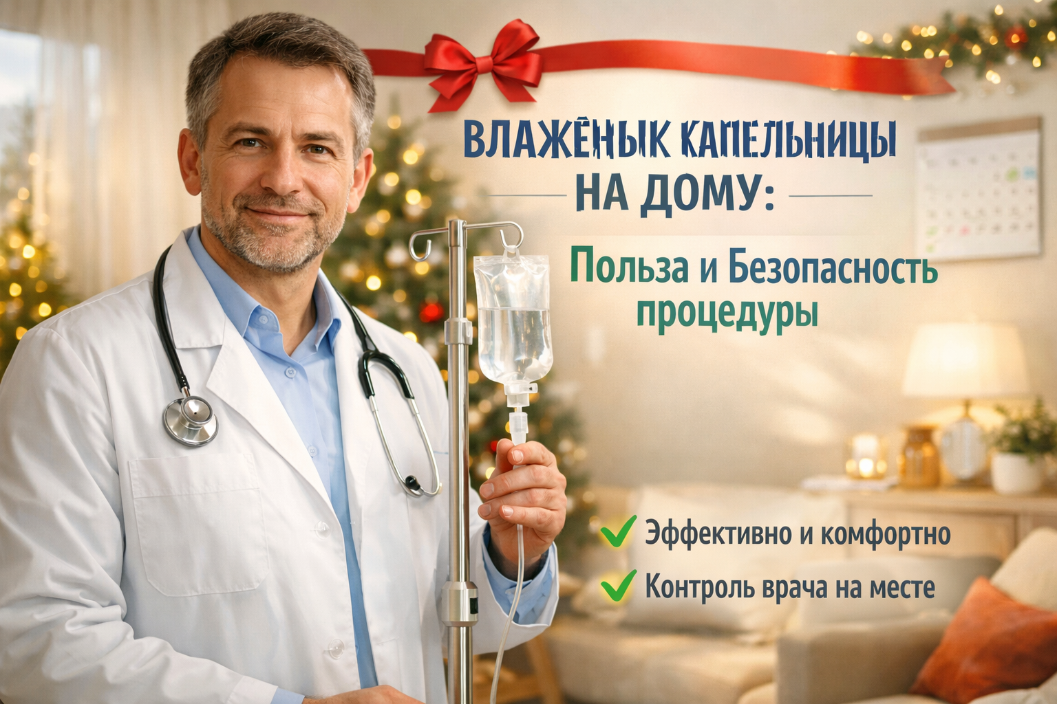 Капельница на дому: преимущества и безопасность процедуры