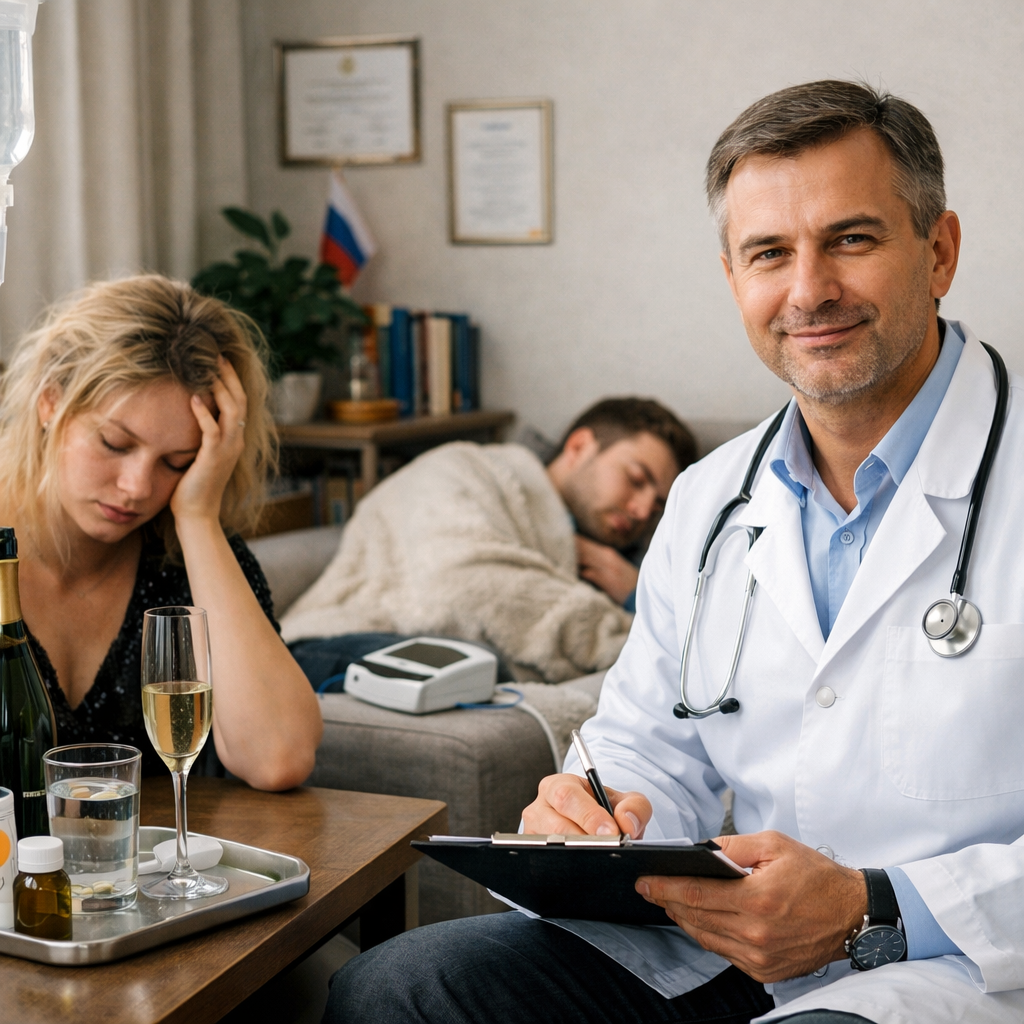 Можно ли уйти в запой с шампанского и как выйти из запоя?