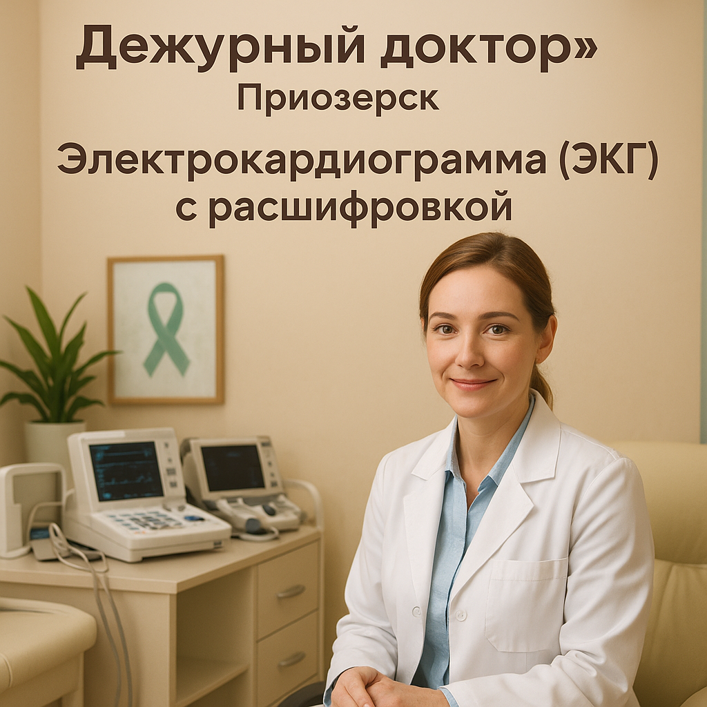 Электрокардиограмма (ЭКГ) с расшифровкой